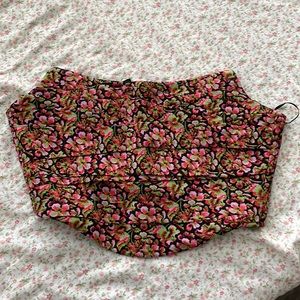 zara floral corset